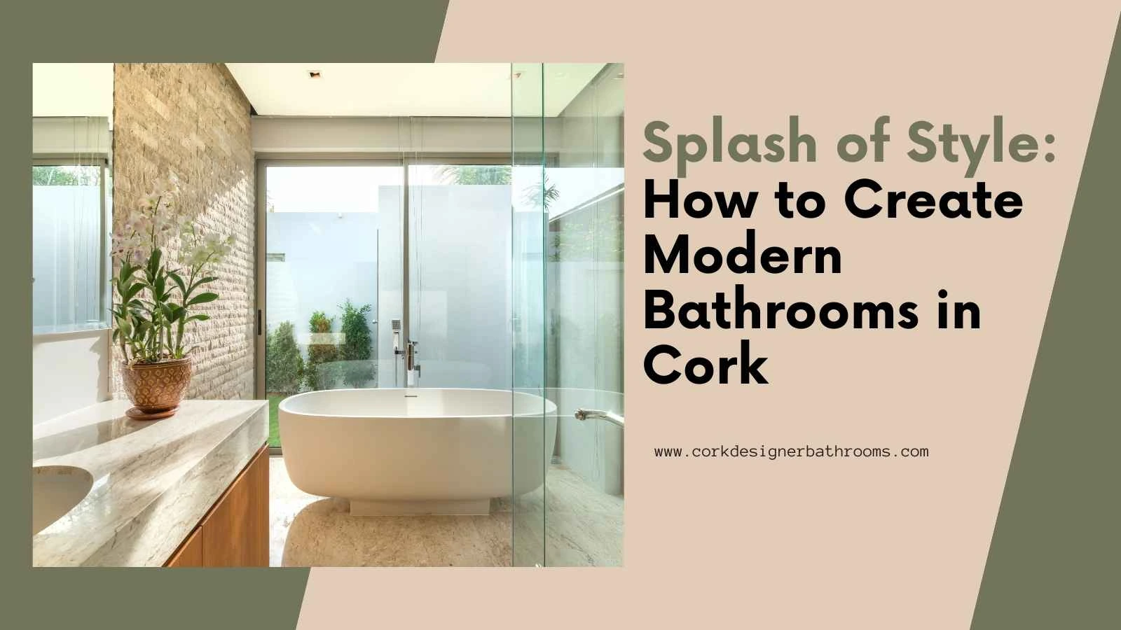 modern bathrooms in Cork